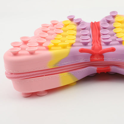 Silicone Butterfly Satchel Pressure Reducing Toys