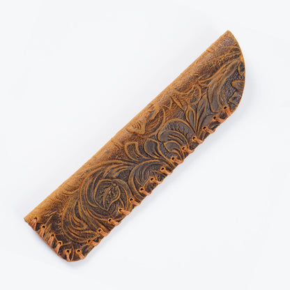 Retro Pure Handmade Head Layer Cowhide Creative Pen Bag