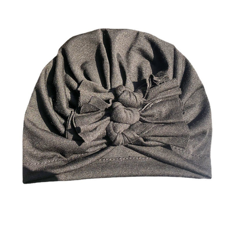 New Bow Baby Hat Spring And Autumn Solid Color Baby Hat Newborn Baby Hat 21 Colors Available Wholesale Baby Hats