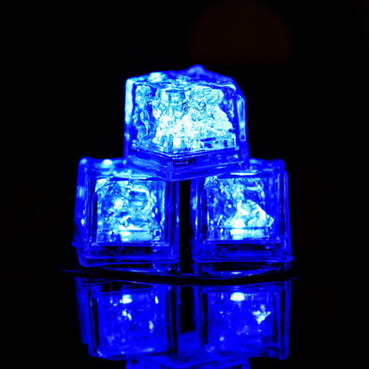 Wholesale Plastic Luminous Ice Cubes/colorful Touch Sensing Night Lights/LED Flashing Ice Cubes