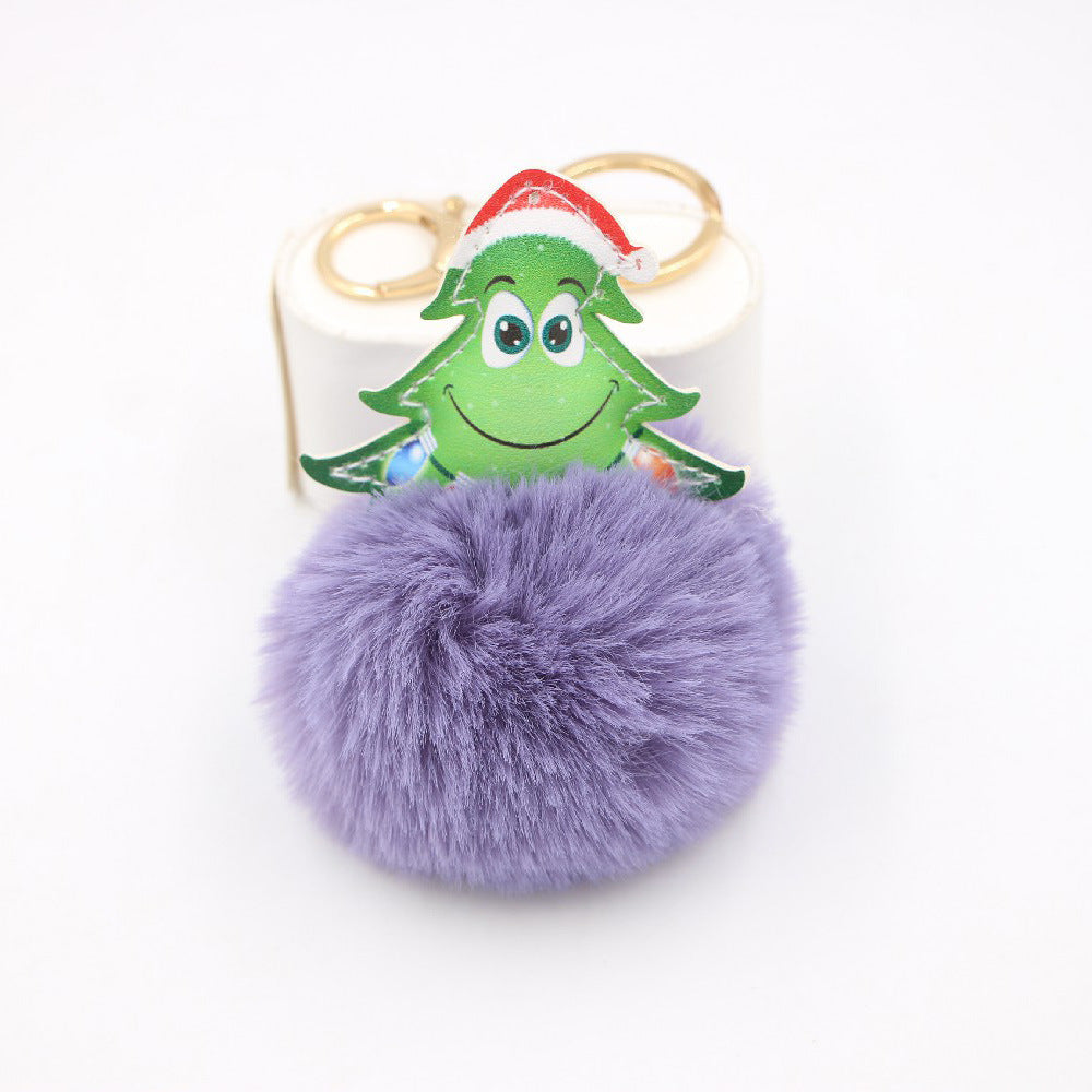 Christmas Tree Plush Keychain