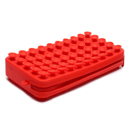 Silicone Decompression Suction Cup Pen Bags