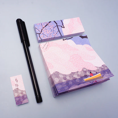 Boxed Chinese Style Paper Sticky Notes