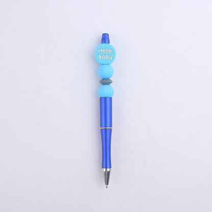 Cartoon Baby Round Silicone DIY Bead Pen