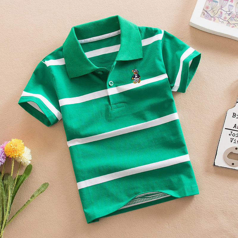 Wholesale Cotton Stripes Summer Baby Clothes