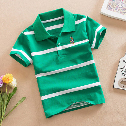 Wholesale Cotton Stripes Summer Baby Clothes