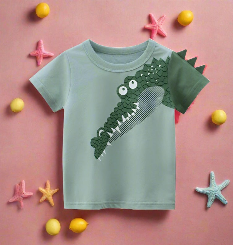 Children's short sleeved T-shirt