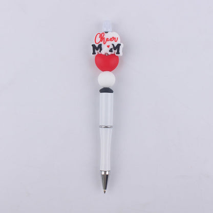 Beaded Pens Cartoon Pattern Silicone Bead Ballpoint Pen
