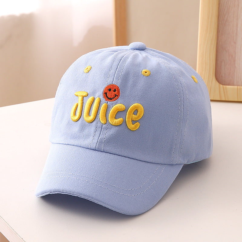 Cotton Embroidered Letter Children's Baseball Caps