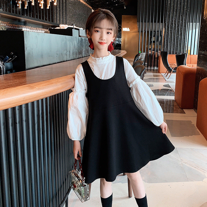 Wholesale Cotton Spring Girls' Strap Skirts
