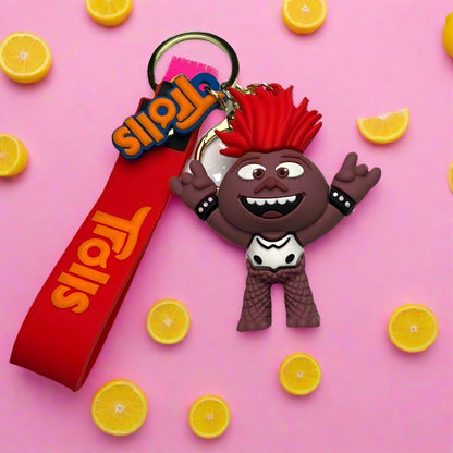 Cartoon Anime PVC Silicone Keychains Creative Keychain