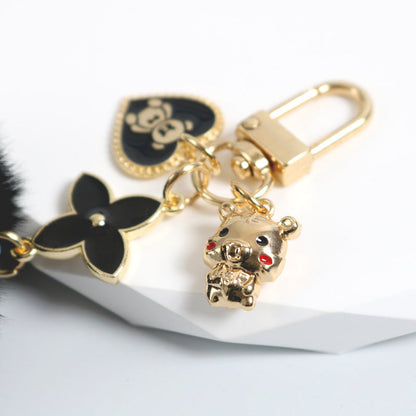 Care Bear Fur Ball Keychain