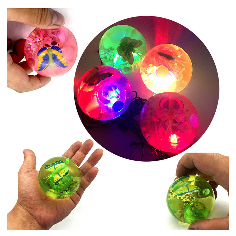 Glitter Plastic Jumping Ball