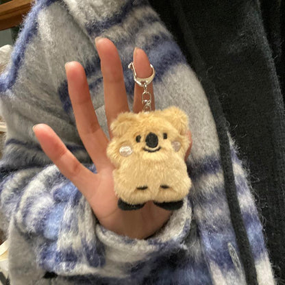 Cute Koala Plush Doll Keychain