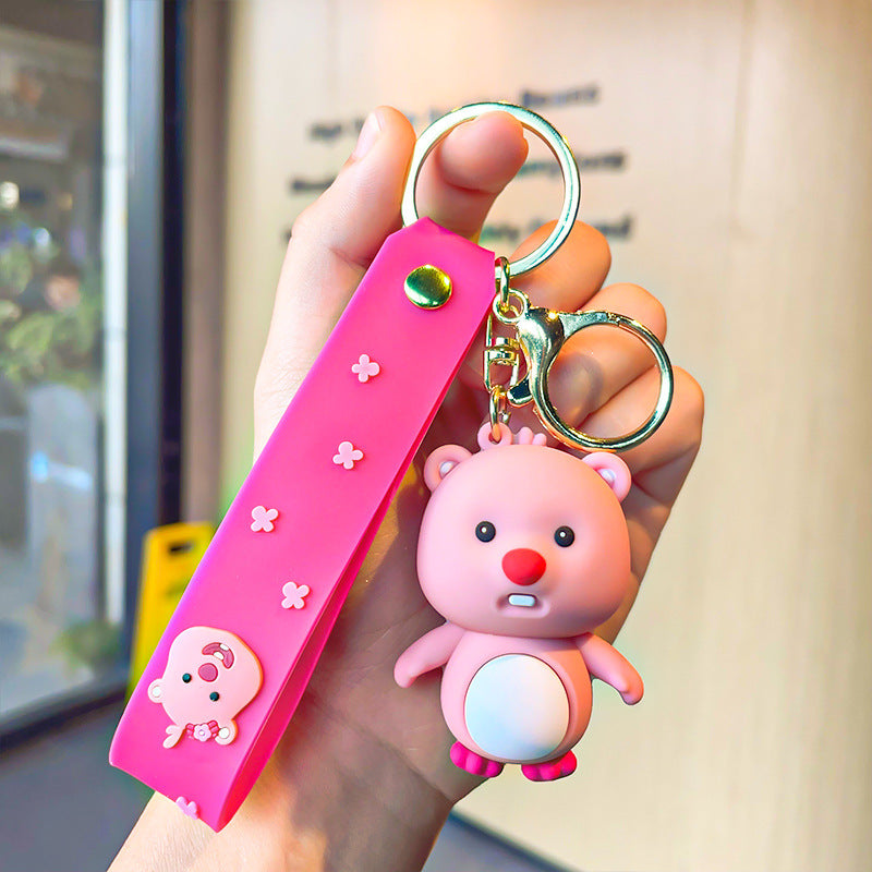 Cartoon Cute Keychain Little Beaver Keychains