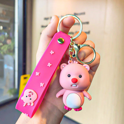 Cartoon Cute Keychain Little Beaver Keychains