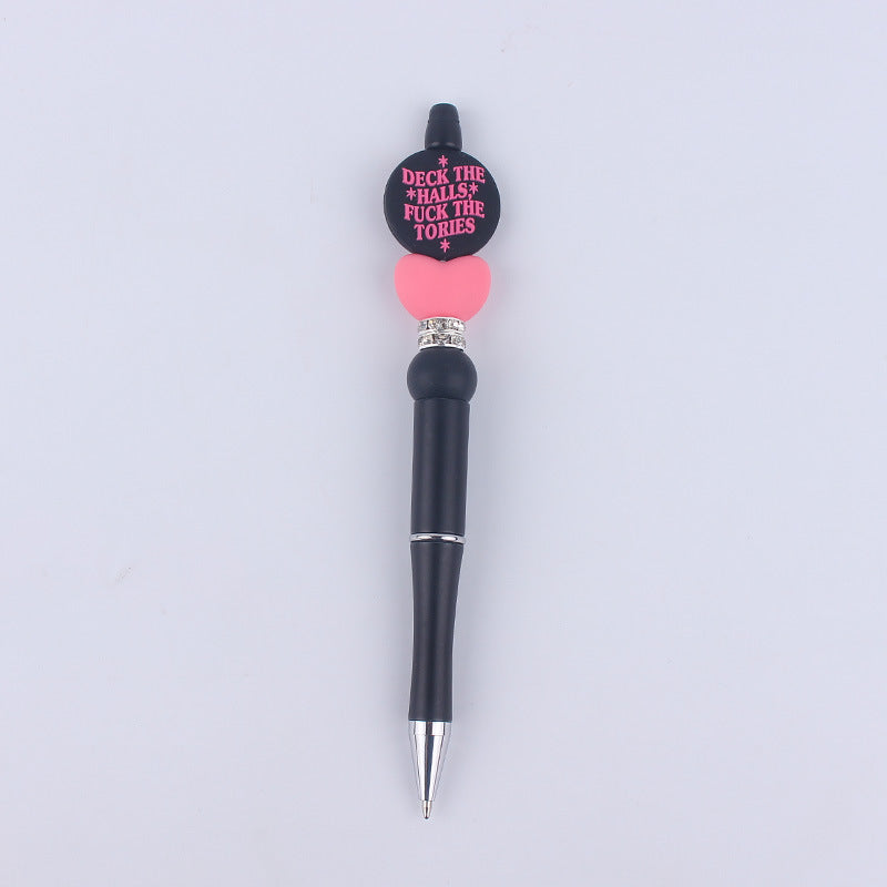 Cartoon Silicone Bead Pens