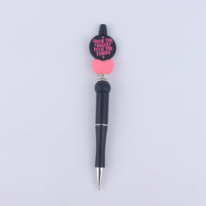 Cartoon Silicone Bead Pens