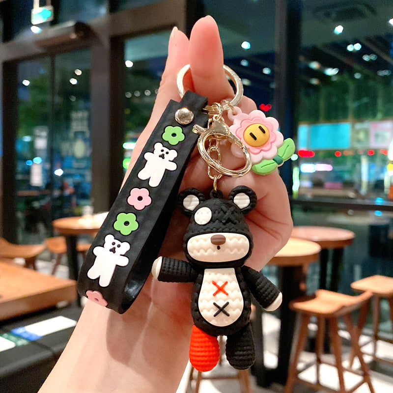 Cartoon Woolen Bear Cute Keychain