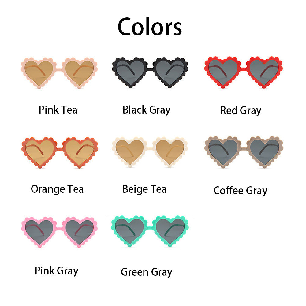 Wholesale Children's Heart Shaped Sunglasses