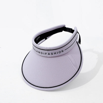 Children's Cotton UV Protection Large Brim Empty Top Hat