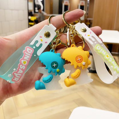 Cartoon Cute Dinosaur PVC Keychain Cute Keychain