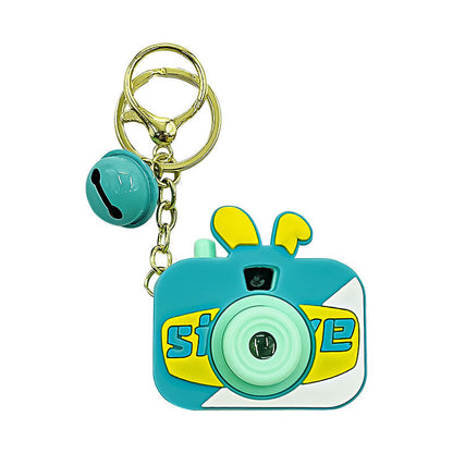 Plastic Rabbit Camera Keychains