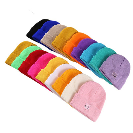 Wholesale Acrylic Children's Candy Colored Knitted Hats