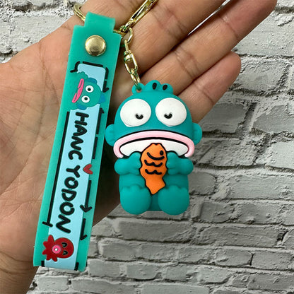 Cartoon PVC Silicone Keychains Creative Keychain