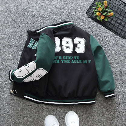 Wholesale Casual Spring and Autumn Jacket Polyester Baby Clothes