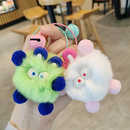 Cute Elf Plush Ball Keychains