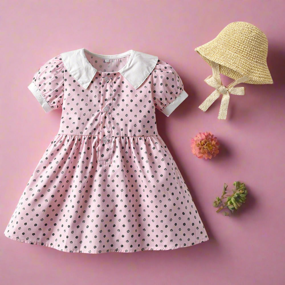 Children's Cotton Countryside Style Floral Dresses