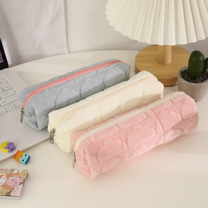 Short Plush Cloud Pencil Case
