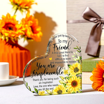 Transparent and Caring Acrylic Ornaments for Mother's