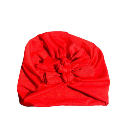 New Bow Baby Hat Spring And Autumn Solid Color Baby Hat Newborn Baby Hat 21 Colors Available Wholesale Baby Hats