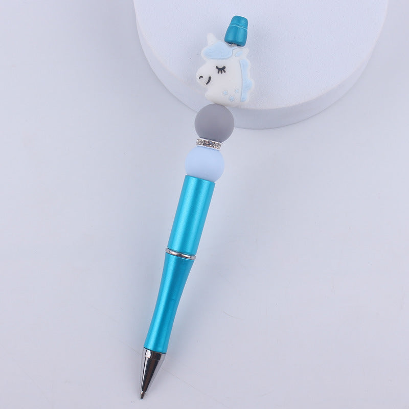 Cartoon Animal Silicone Handmade Beadable Pens