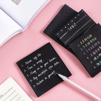 Paper Black Simple Post-it Notes
