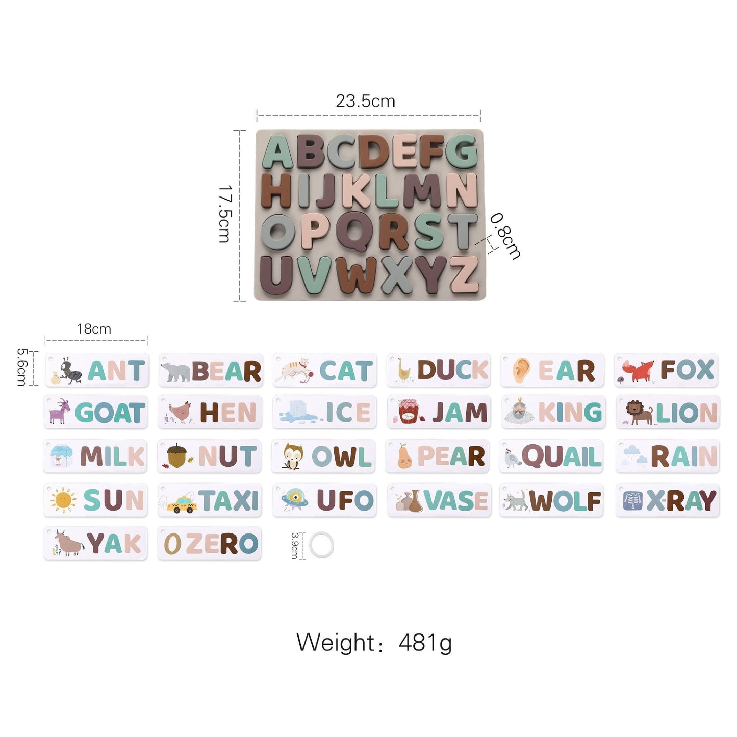 Wholesale Baby Alphabet Puzzle Silicone TOY