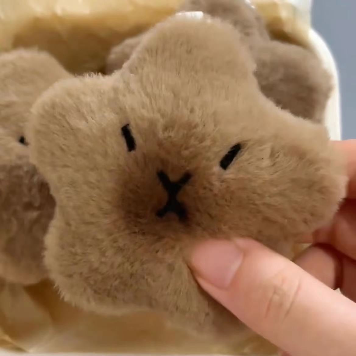 Cute Pufferfish Plush Ball Keychain
