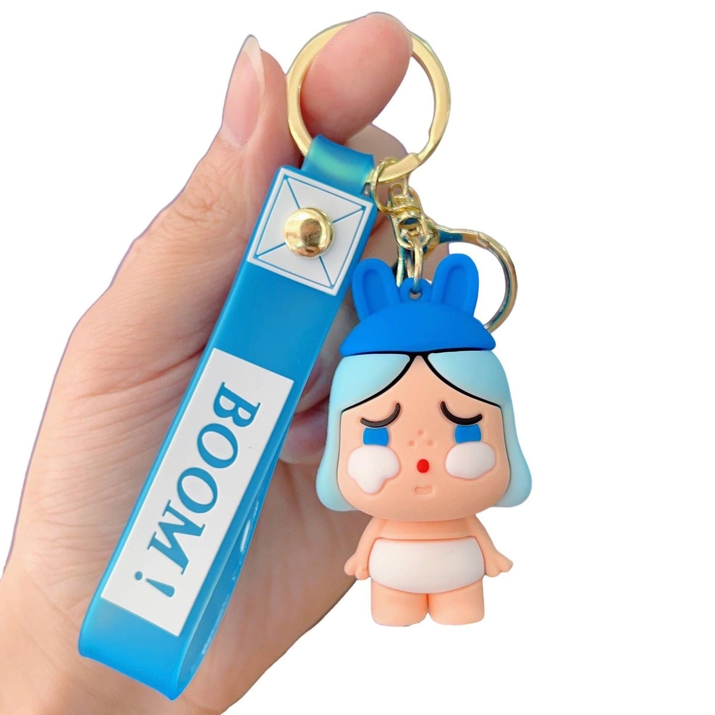 Cartoon Doll Silicone Creative Keychain