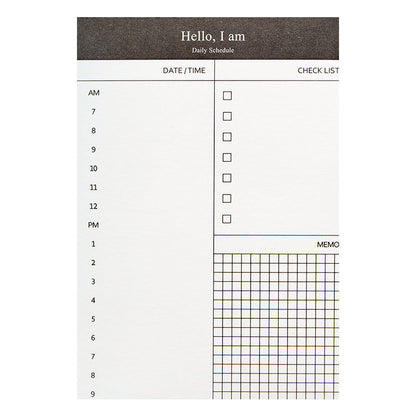 Simple Business Day Planning Paper Sticky Notes