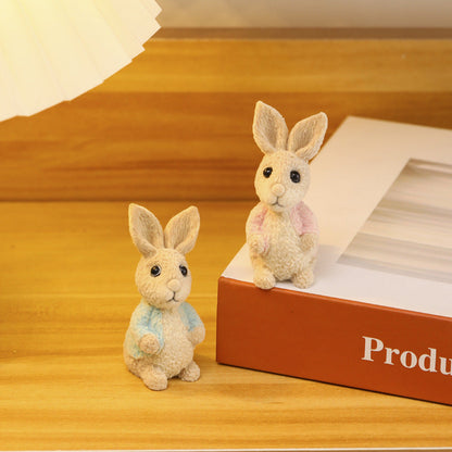 Cartoon Rabbit Resin Ornaments