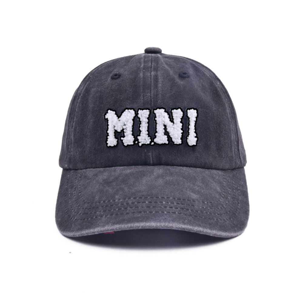 Polyester Mini Letter Kids Baseball Cap