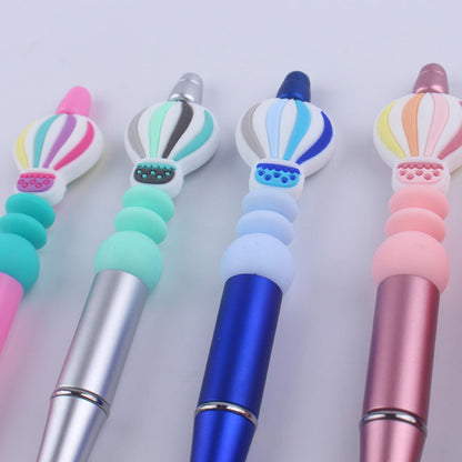 Beadable Pens Hot Air Balloon Beads Plastic Ballpoint