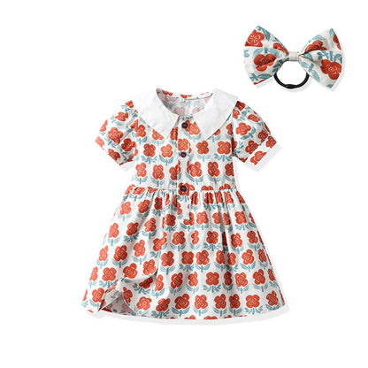 Children's Cotton Short Sleeved Shirt Sets