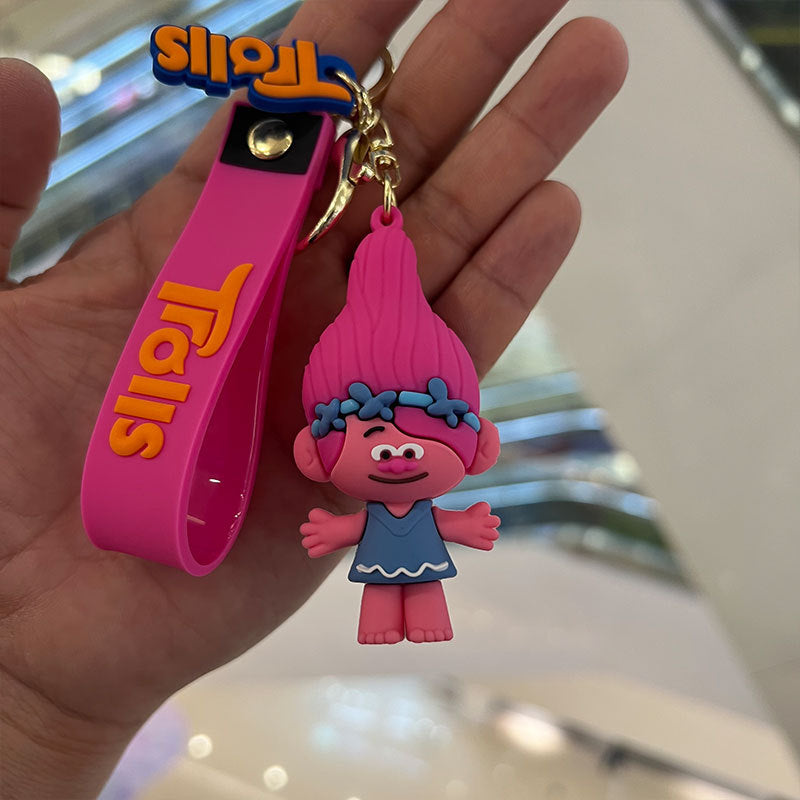 Cartoon Anime PVC Silicone Keychains Creative Keychain
