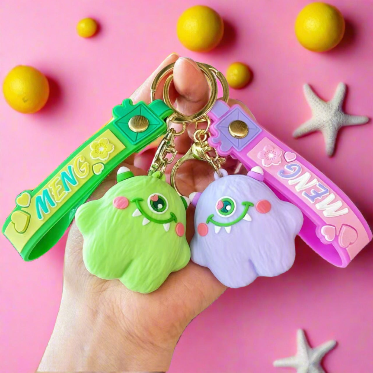 Keychain Silicone One-eyed Monster Cute Keychain