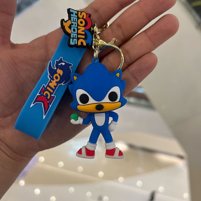 Cartoon Cute PVC Silicone Keychains Creative Keychain