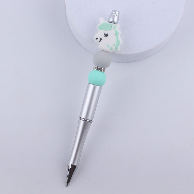 Cartoon Animal Silicone Handmade Beadable Pens