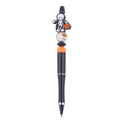 Beaded Pens DIY Handmade Cartoon Halloween Silicone Teether